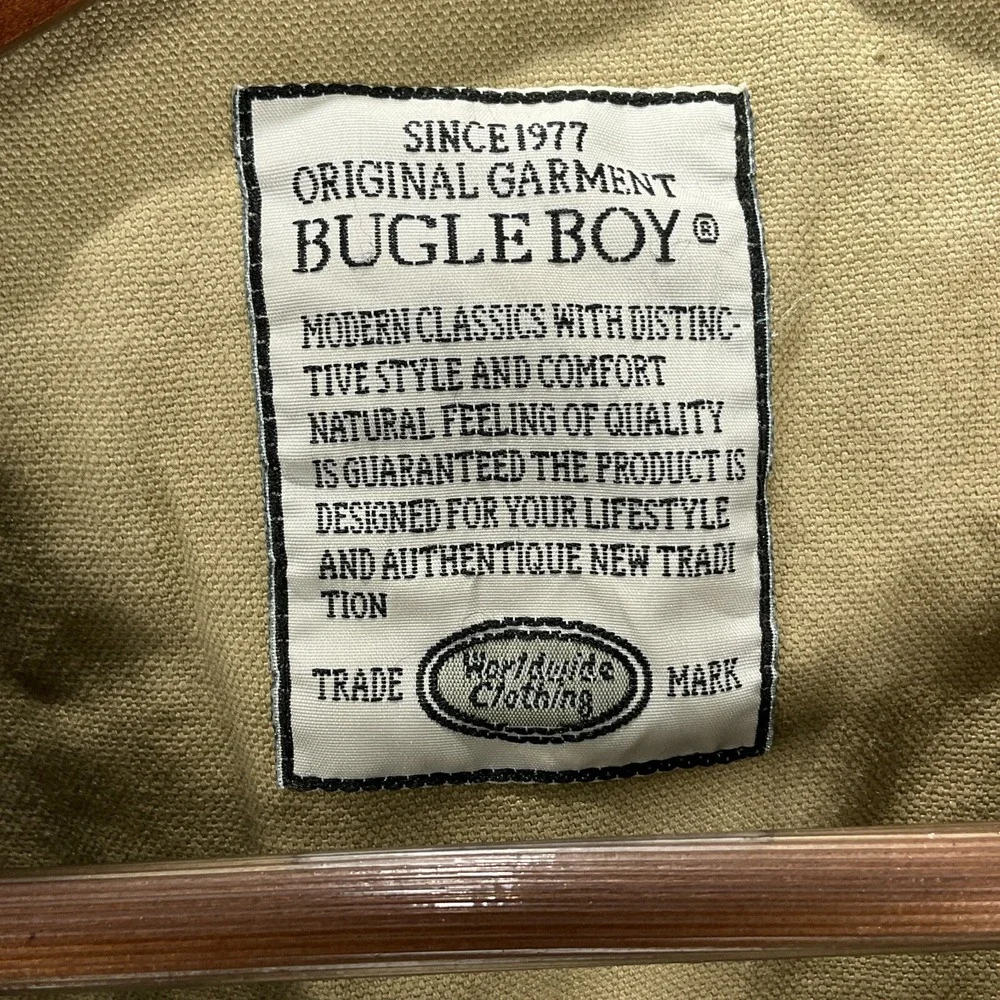 Bugle Boy Tactical Vest Men Large‎ Khaki Wetlands Zip Outdoor Fish Hunt  NWT